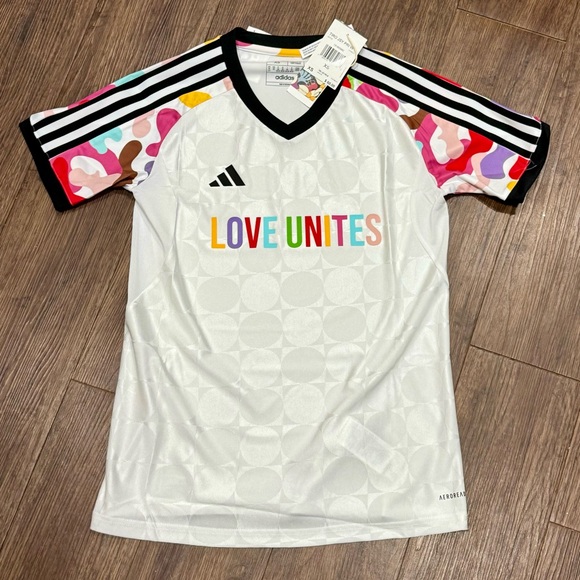 Adidas “Love Unites” Pride Soccer Jersey | Rich Mnisi Collab | XS Tiro - Picture 4 of 5